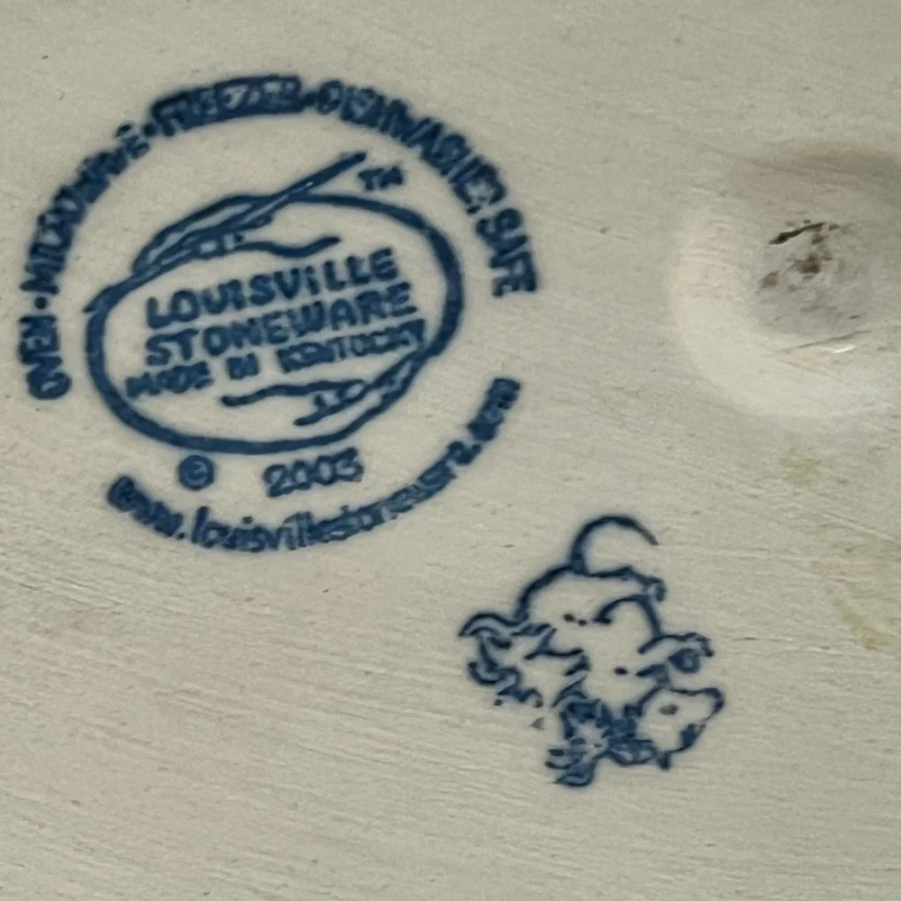 Louisville Stoneware Welcome House door plaque